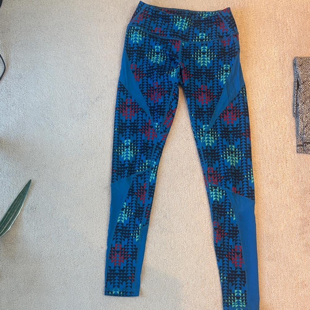 Zella Geometric running tights